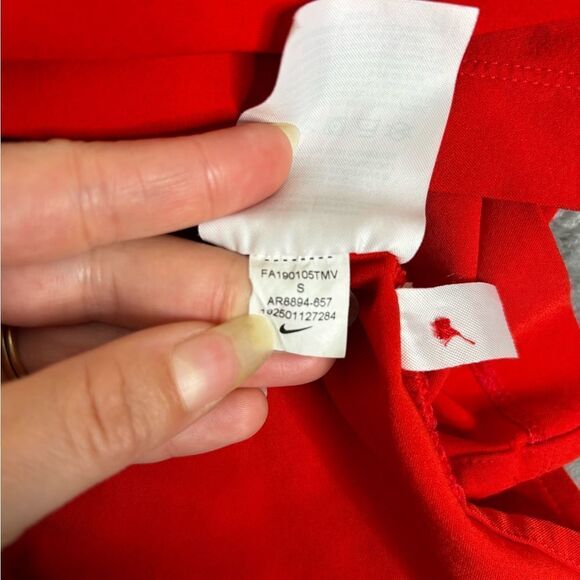 Ohio State Buckeyes Nike Dri-Fit Short Sleeve Polo Shirt Men’s Size Small Red - Picture 8 of 13